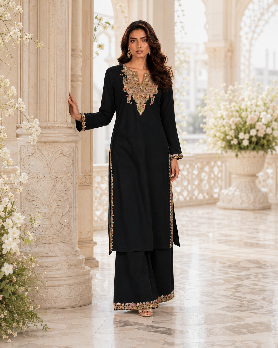 Noir Aari Cotton Set