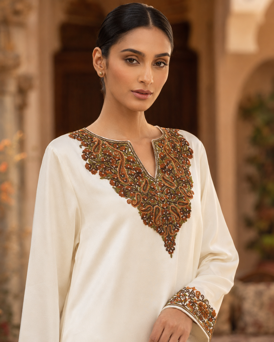 Ivory Aari Cotton Set