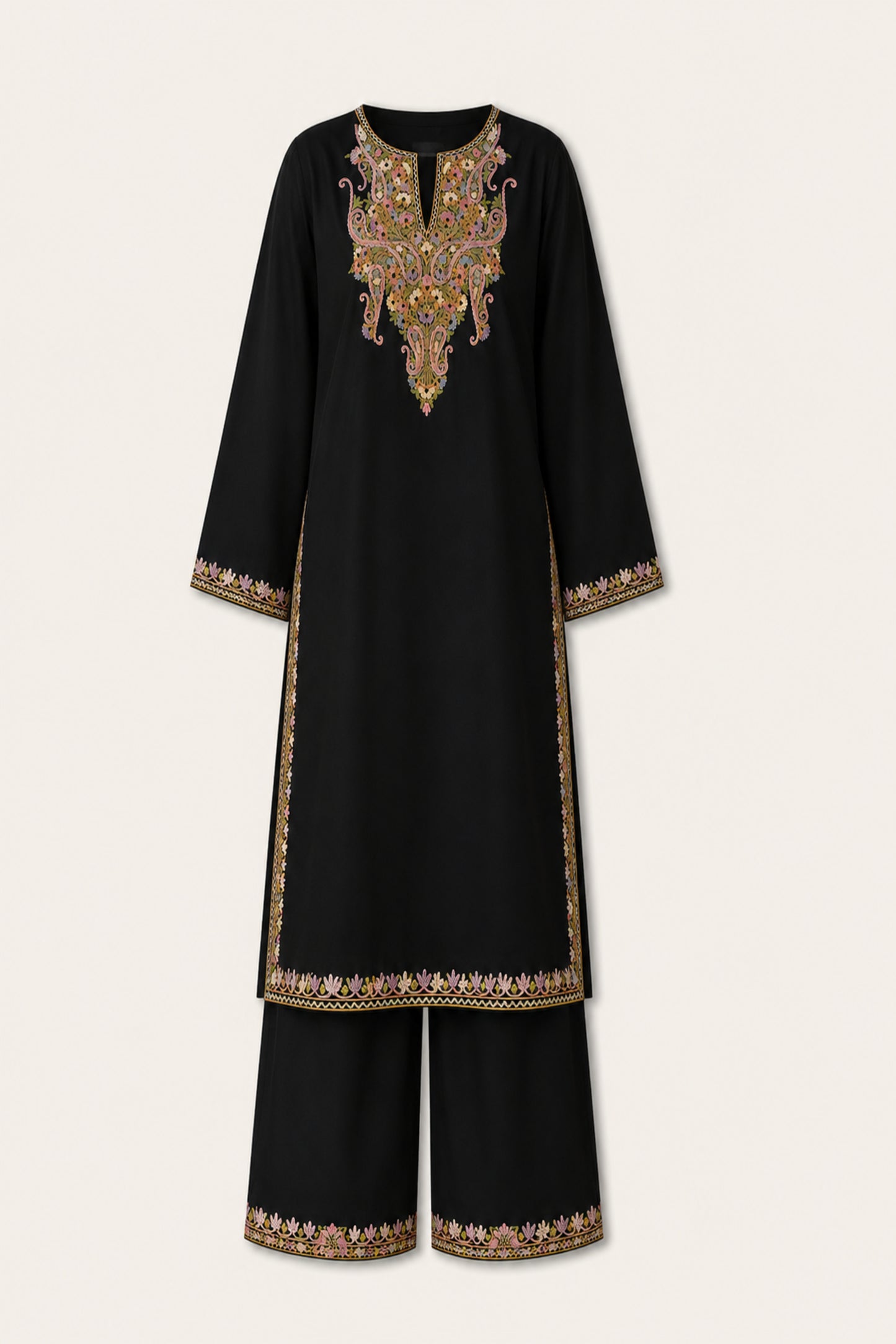 Noir Aari Cotton Co-ord Set
