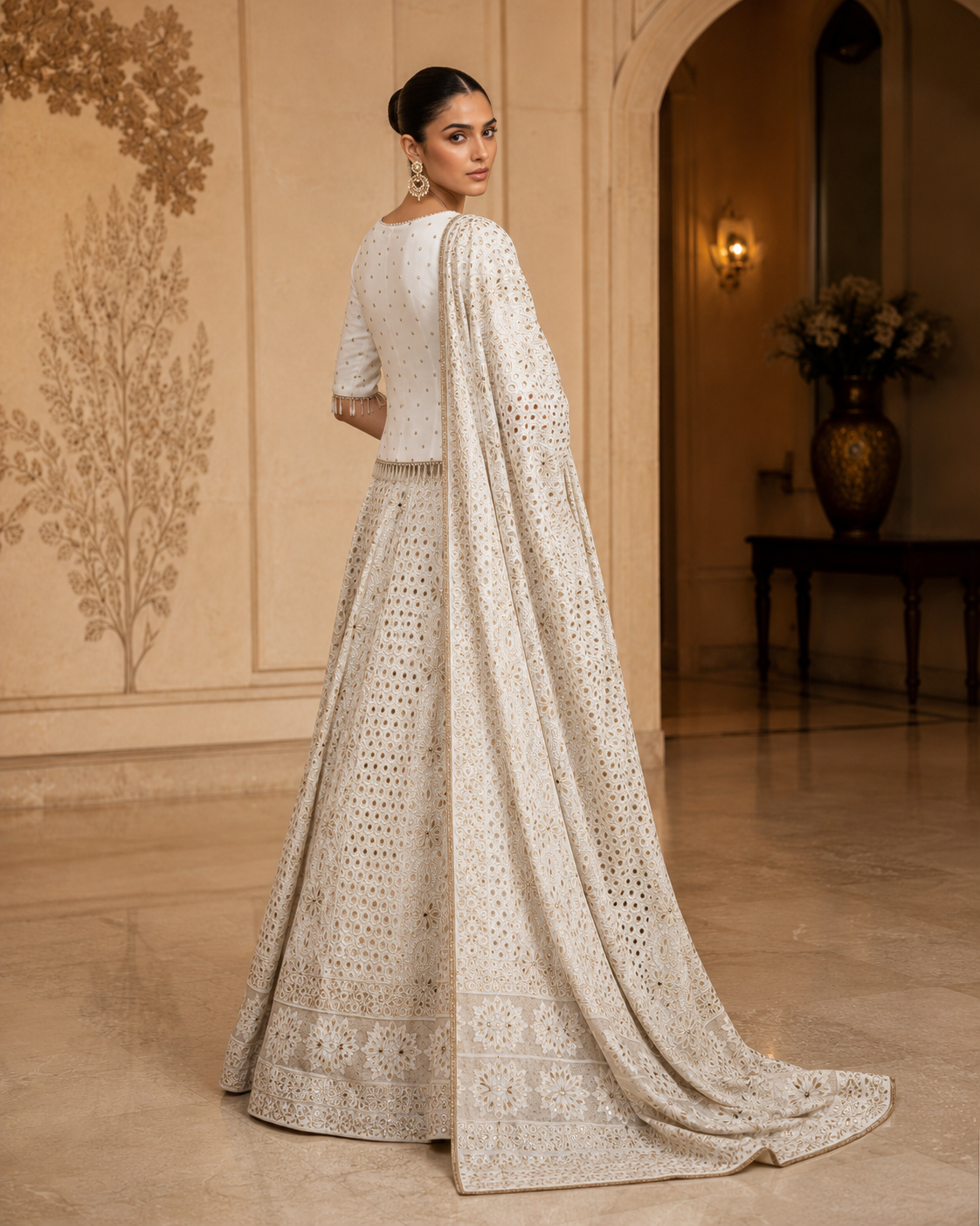 Noor Ivory Lehenga