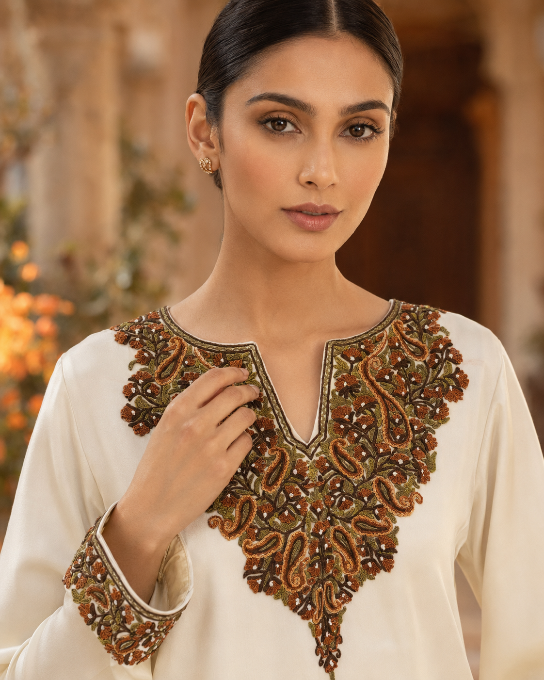 Ivory Aari Cotton Set