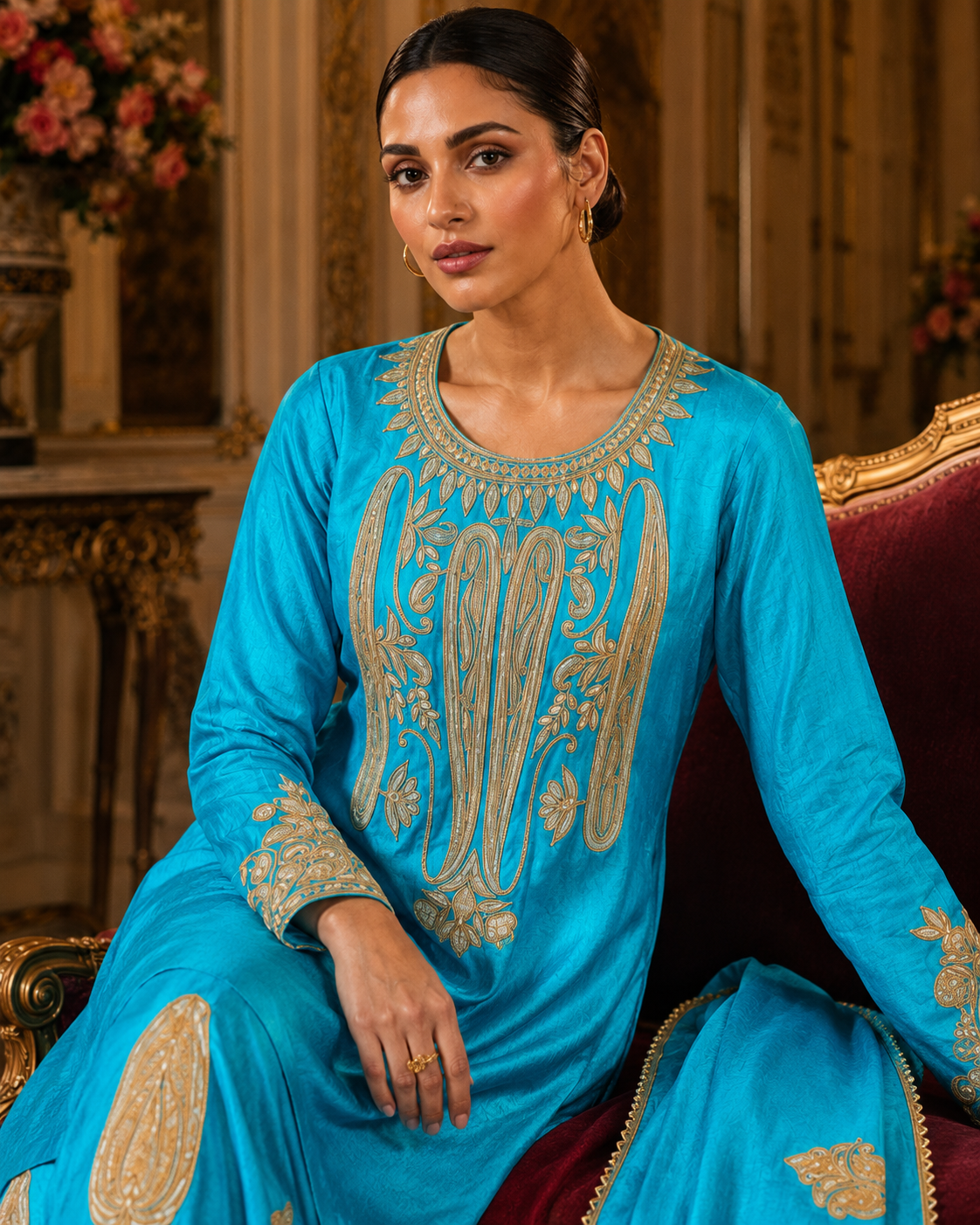 Ferozi Tilla Set