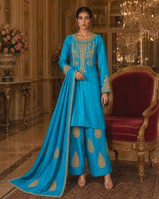 Ferozi Tilla Set