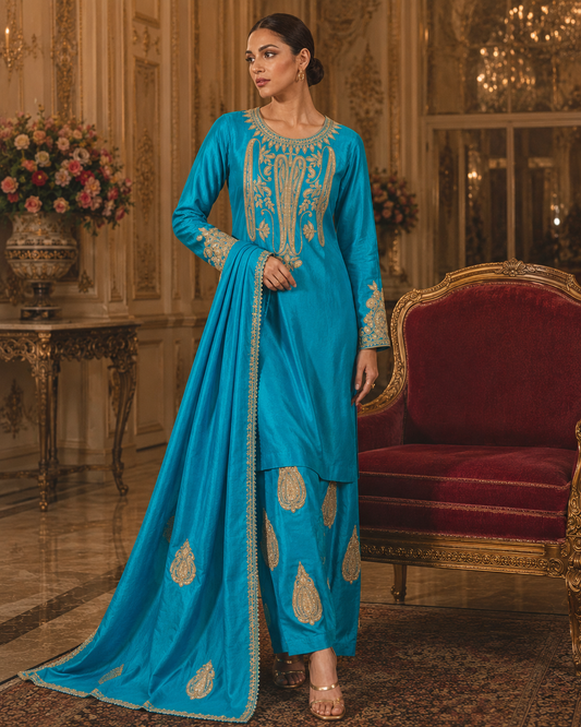 Ferozi Tilla Set