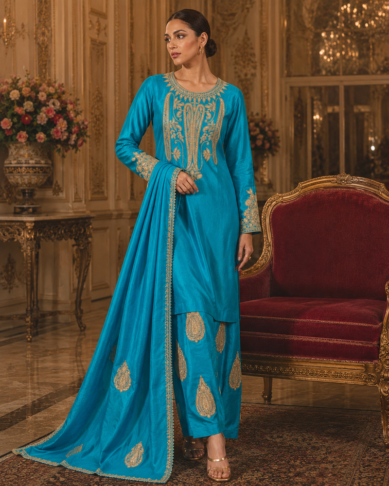 Ferozi Tilla Set