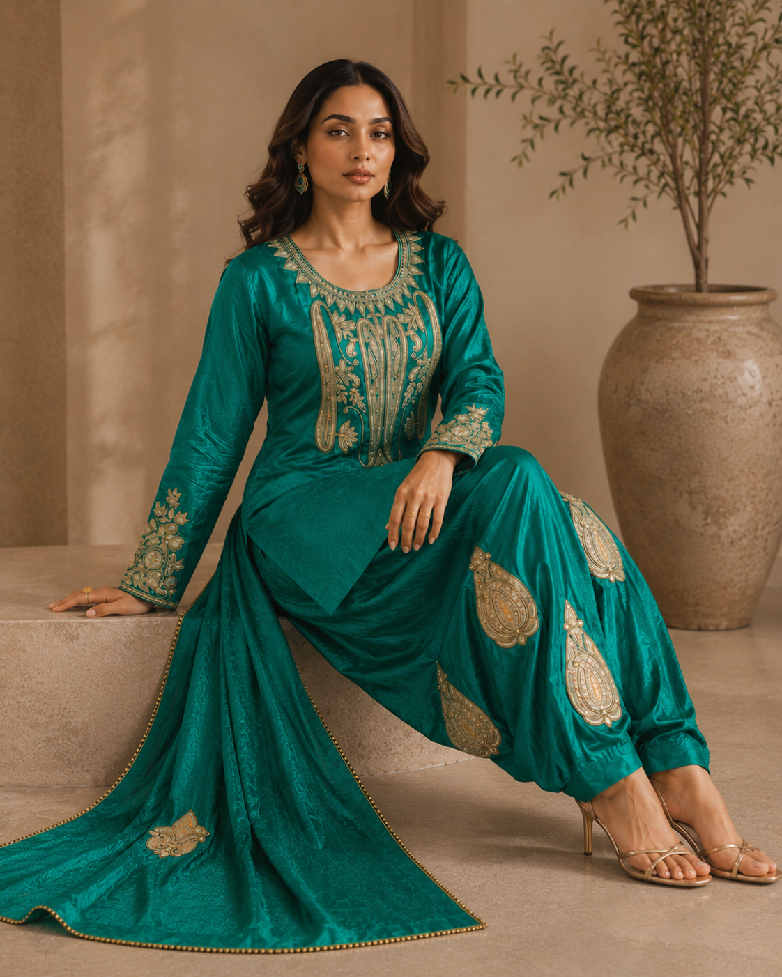 Zumurrud Tilla Set