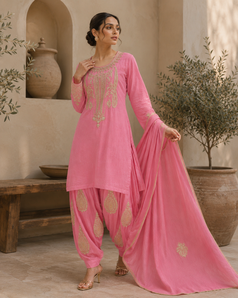 Gulabi Tilla Set