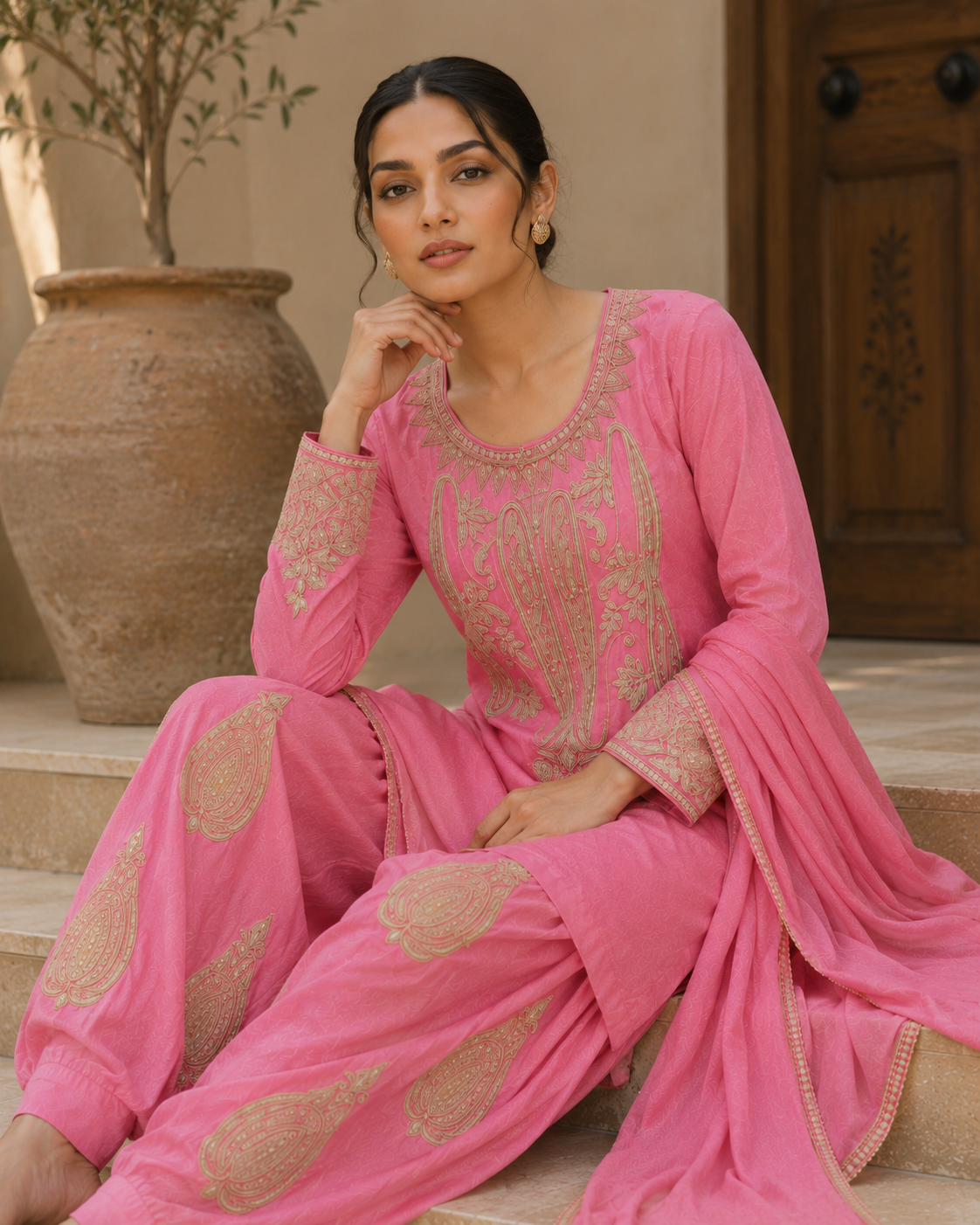Gulabi Tilla Set